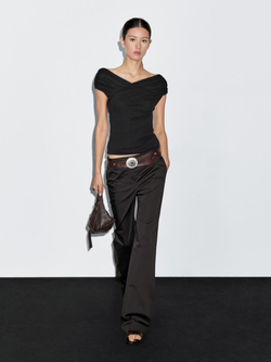 Massimo Dutti Топ без рукавов, черный