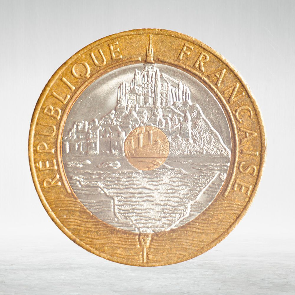 France, 20 Francs 1993 - Mont Saint Michel, VF