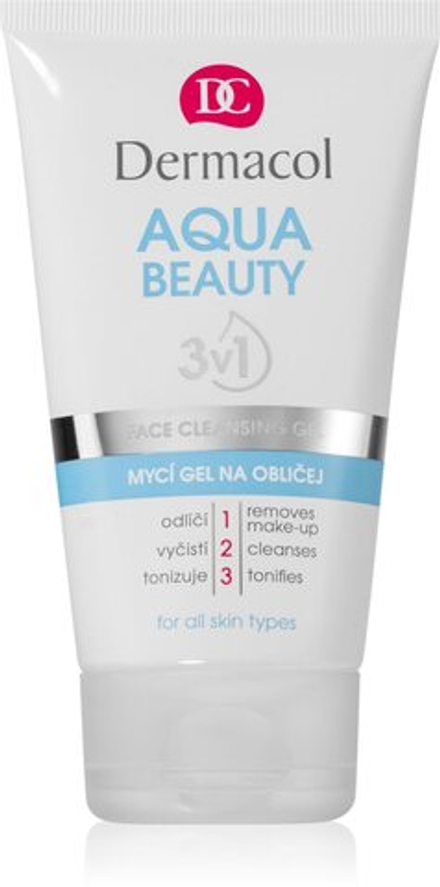 Dermacol Aqua Beauty - Гель для умывания 3 в 1 /   150  ml  / GTIN 8590031108865