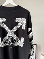 Хлопковый лонгслив Off White, M