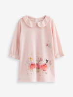 Рубашка ночная для девочки Next D73-982, 2 шт., Розовый, Белый