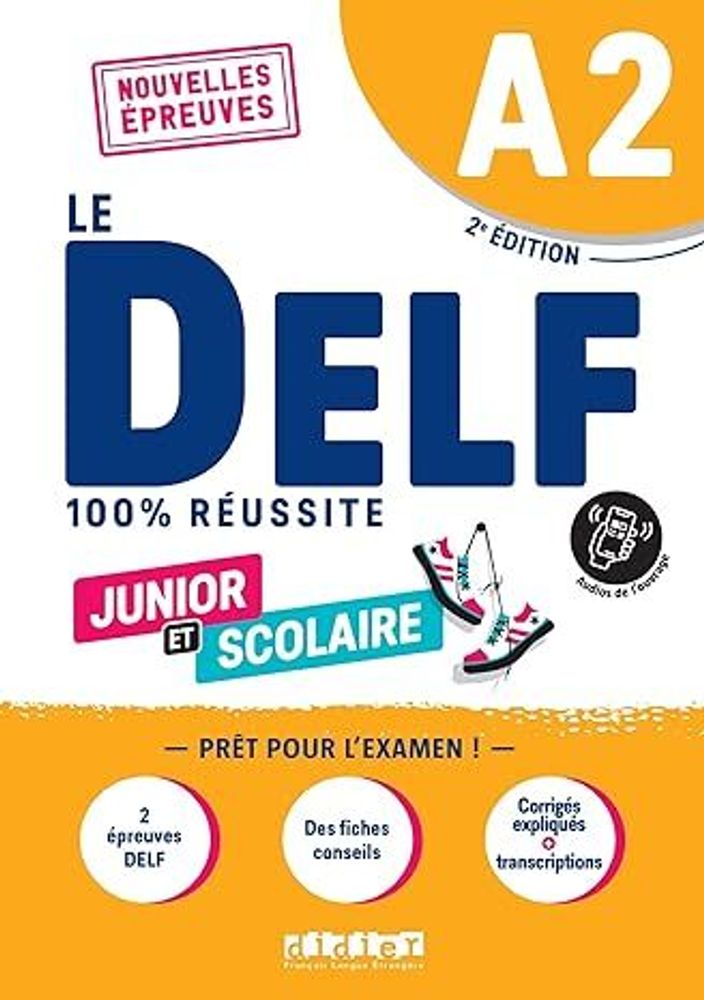 Nouveau DELF scolaire et junior A2 edition 2022-2023 - Livre + didierfle.app