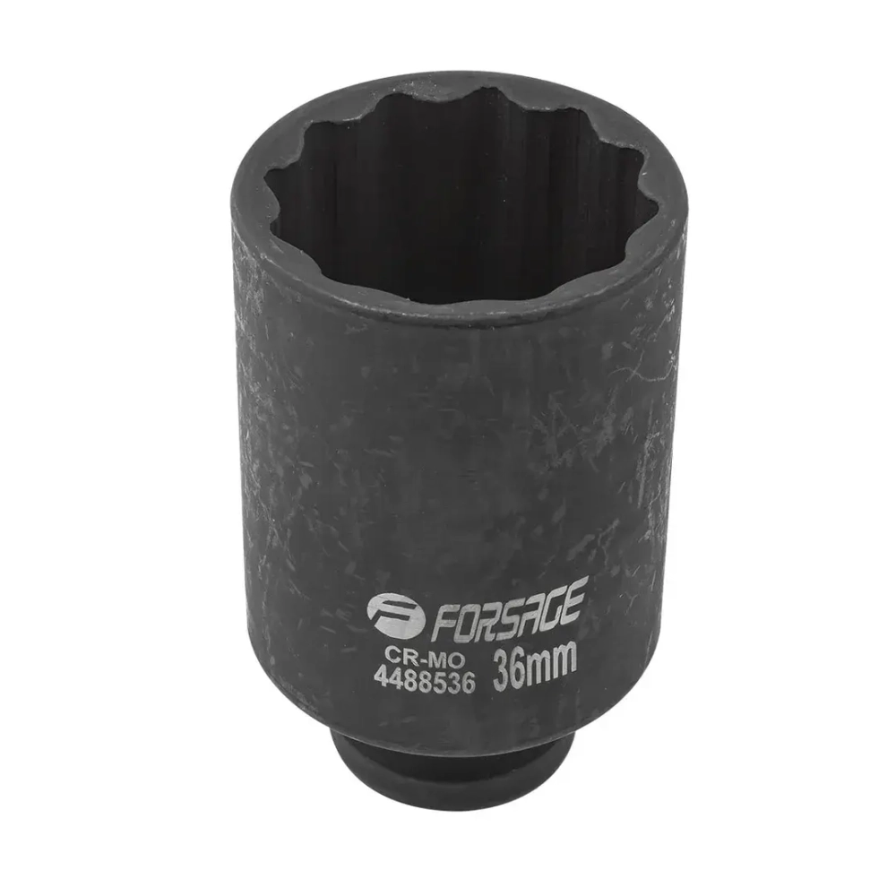 Головка ударная глубокая 36мм 1/2''12гр. Forsage F-4488536(51005к.)