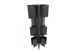 Шарнир для клумбы Holzhof 30*300мм, пластик черный