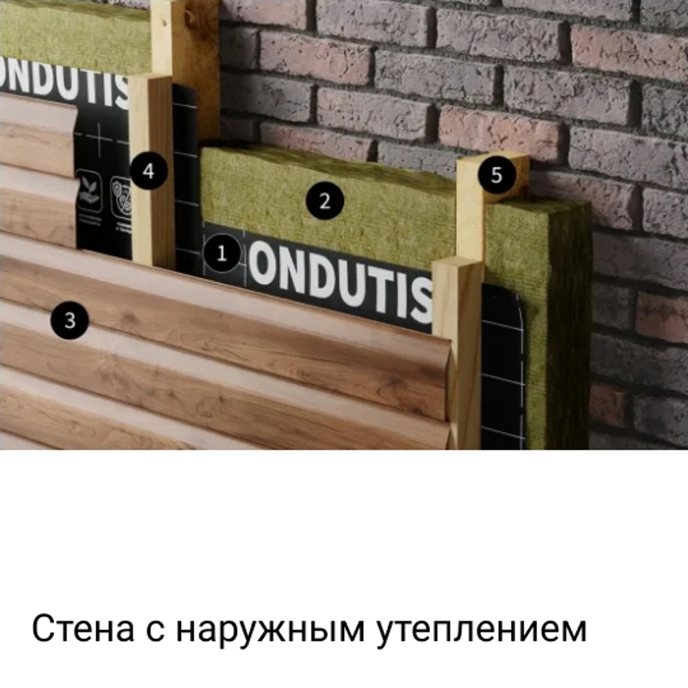 ОНДУТИС АМ мембрана строительная супердиффузионная 70м2 (SA115) по низкой цене