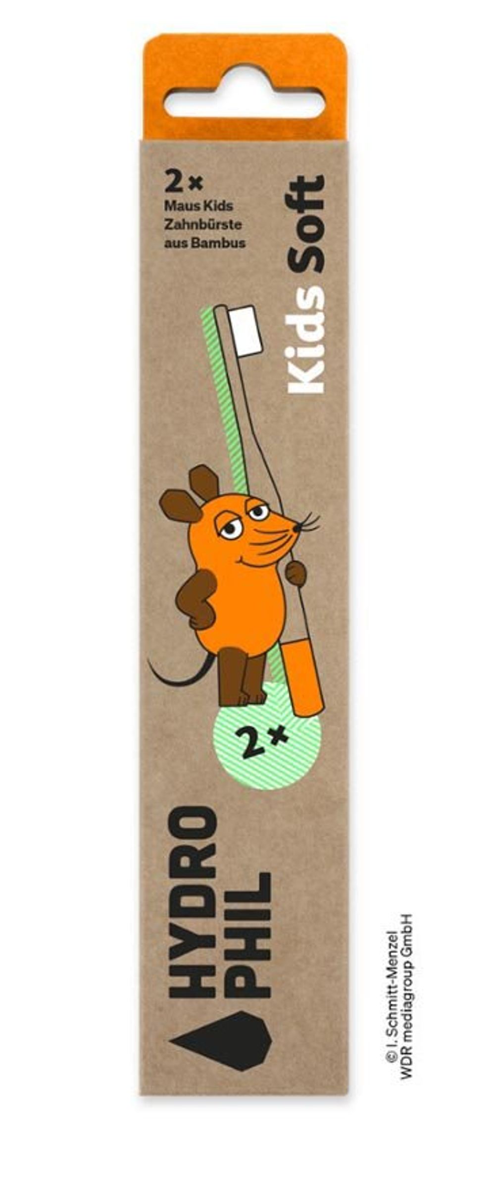 Детские зубные щетки-мышки Hydrophil из бамбука (2 шт.)