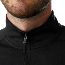 Мужское теннисное поло Under Armour Tech 2.0 Half-Zip Long Sleeve Men - Black, Dark Grey