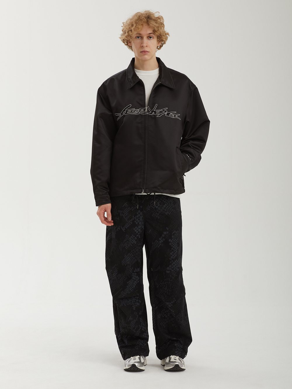 Мужская Куртка Logo Applique Satin Coach