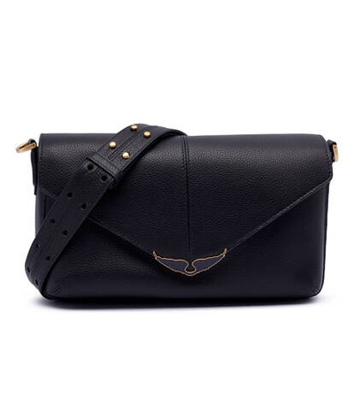 Кожаная сумка через плечо BORDERLINE DAILY Zadig&Voltaire - черный(LWBA02493)