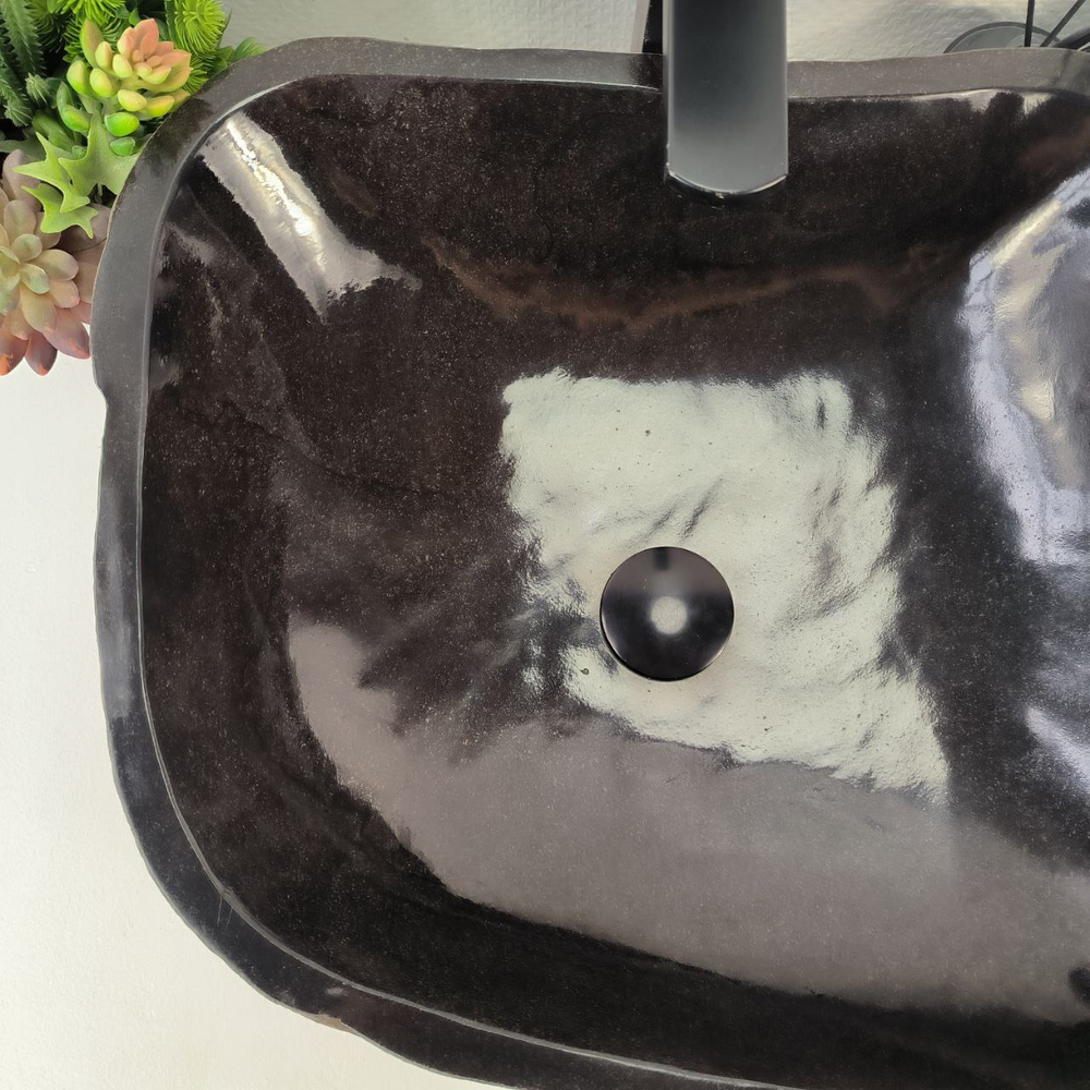Раковина из речного камня RS-64906 51*45*15 0857