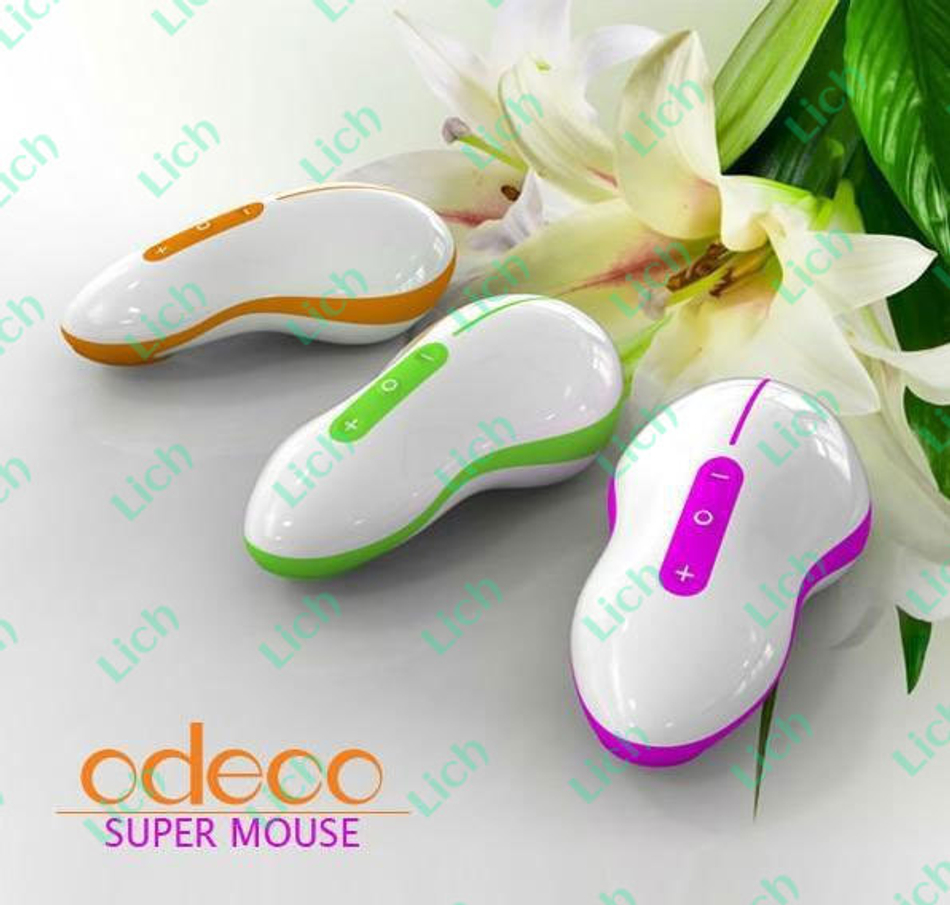 Розовый компактный вибромассажер Mouse