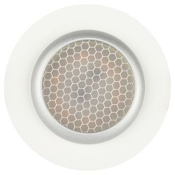 Встраиваемый светильник алюминиевый ЭРА KL109 WH/SL MR16 GU5.3 белый/серебро матовый | Алюминиевые встраиваемые светильники