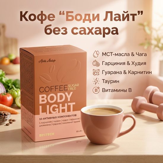Кофе "Боди Лайт" без сахара