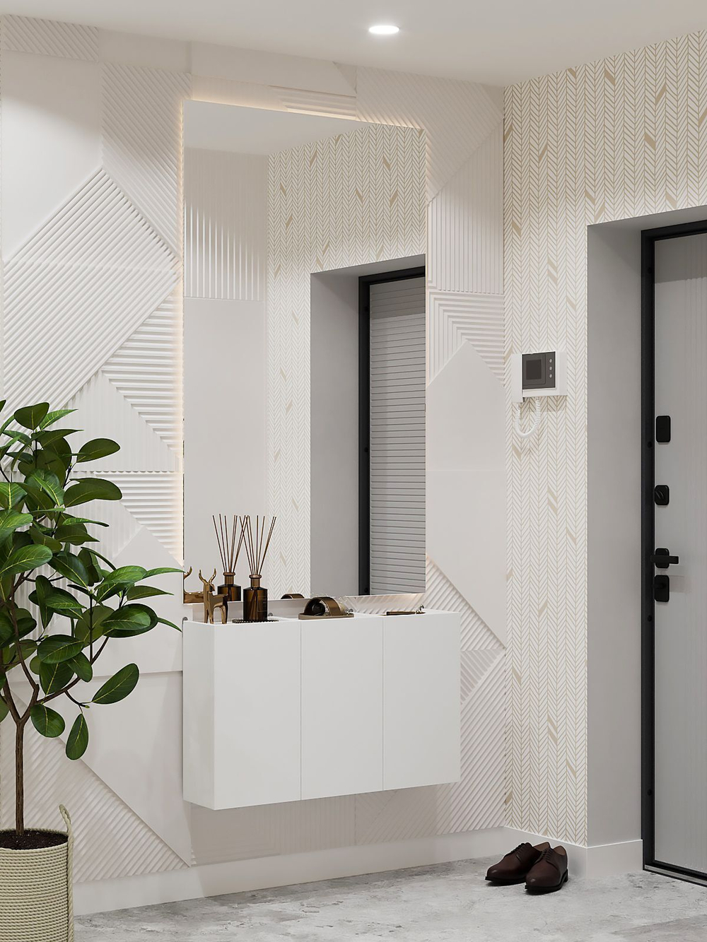 Шкаф универсальный навесной HOME Simple 54*20*30 Черный