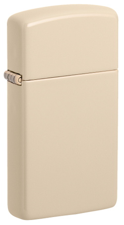 Легендарная классическая американская бензиновая зажигалка ZIPPO Slim Flat Sand 49528 в подарочной коробке