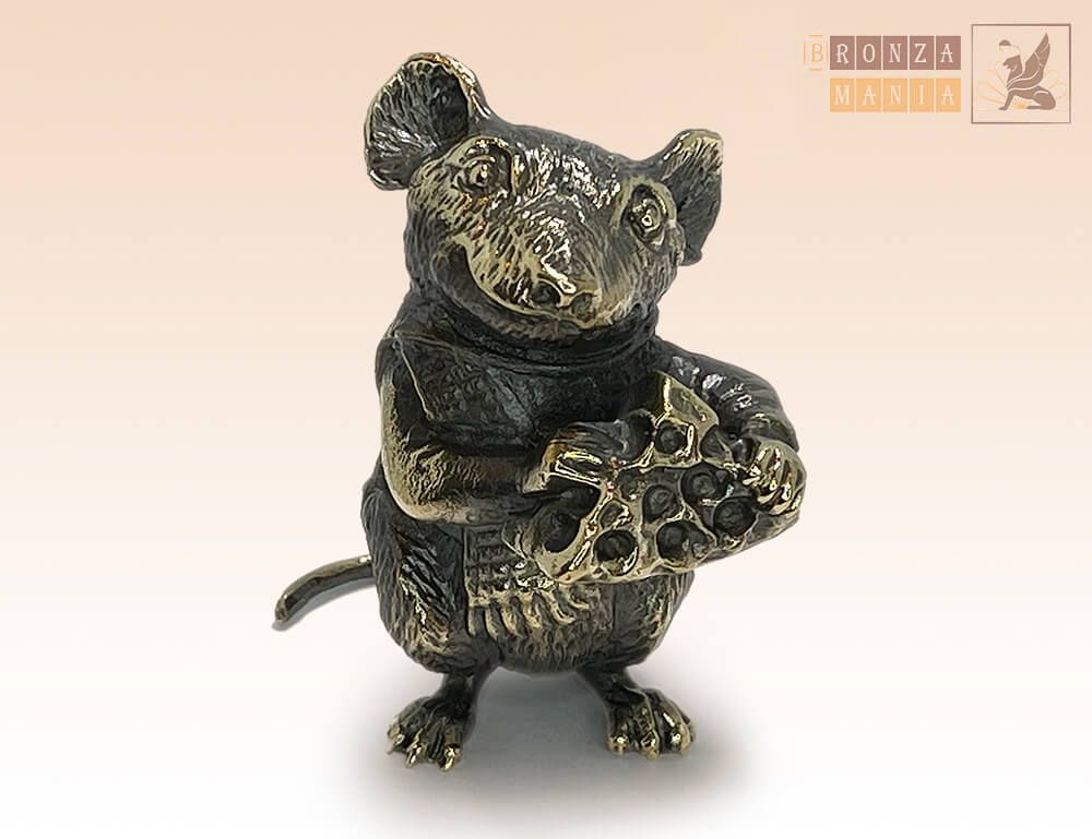 фигурка Крыса с сыром