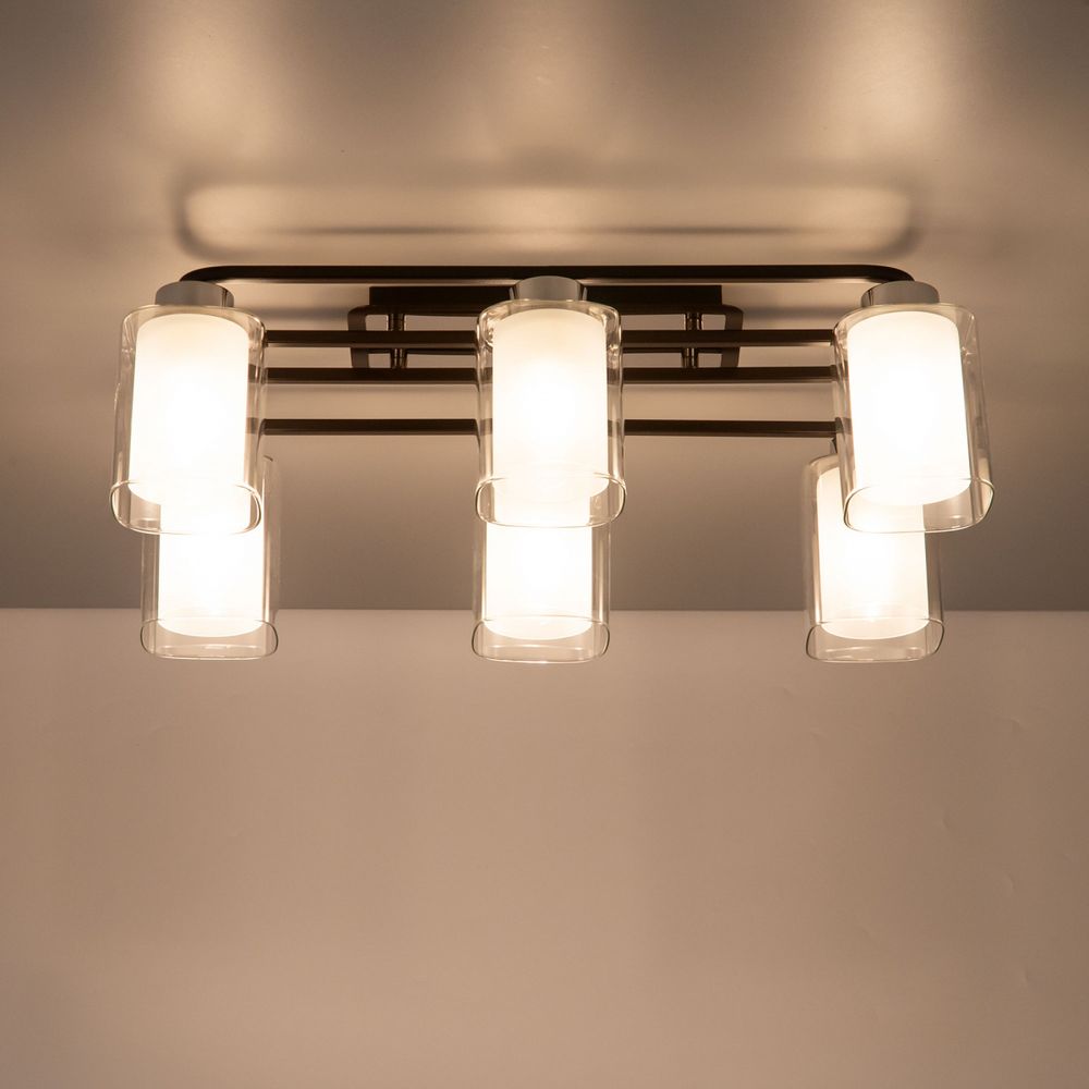 Citilux Румба CL159261 Люстра потолочная Венге Хром