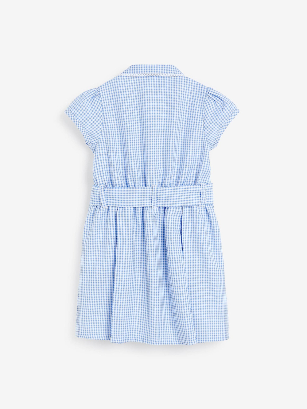 Платье с резинка для волос в комплекте для девочки Next 498-043, Голубой, Белый