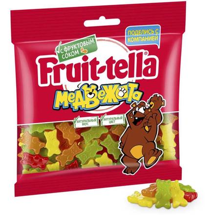 Жевательный мармелад Fruit-tella Медвежата 70 гр