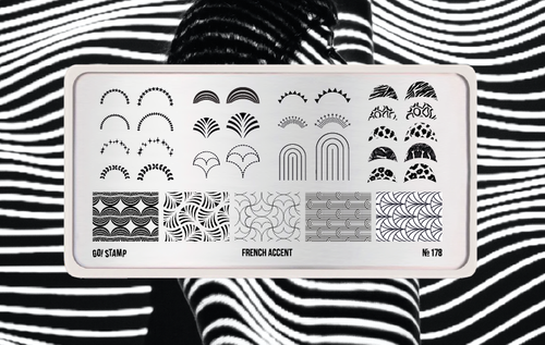 GO! Stamp Пластина для стемпинга 178 French Accent
