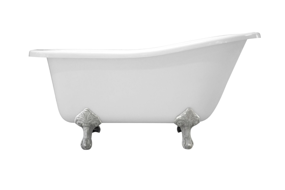 Ванна из литьевого мрамора Эстет Царская 170х73 белая, ФР-00000685