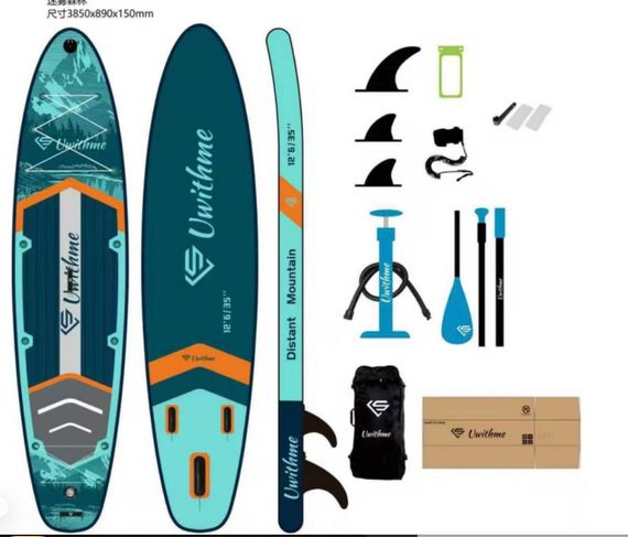 Сапборд широкий надувной Uwithme 385x89x15 см