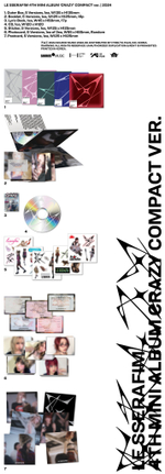 Альбом LE SSERAFIM - 4th Mini Album CRAZY (COMPACT ver.)