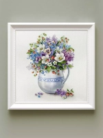 Картины на стену интерьерные на холсте 4 шт, 23*23 см