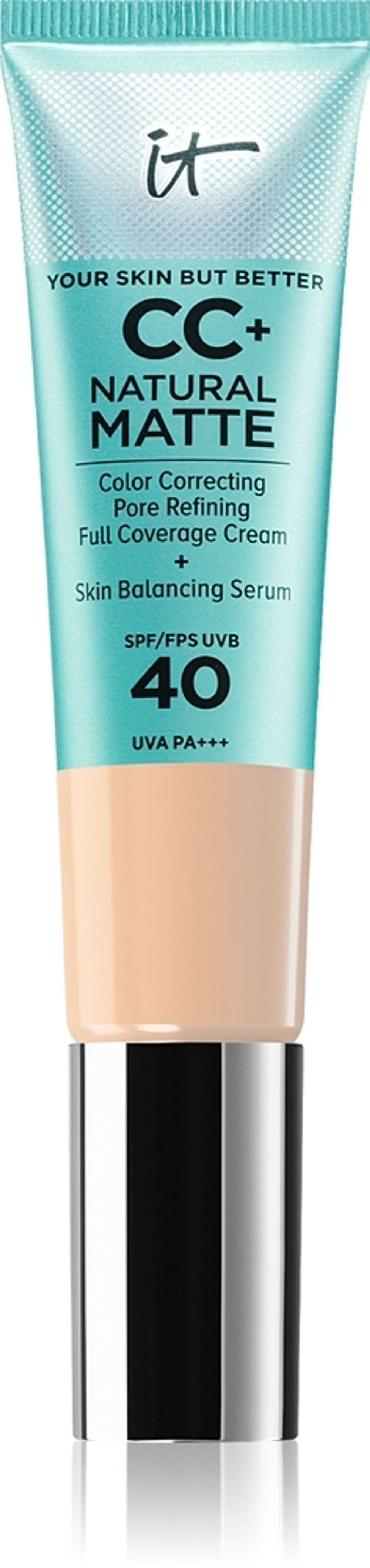 IT Cosmetics Your Skin But Better CC+ Cream Natural Matte - Матирующая тональная основа SPF 40, 32 ml
