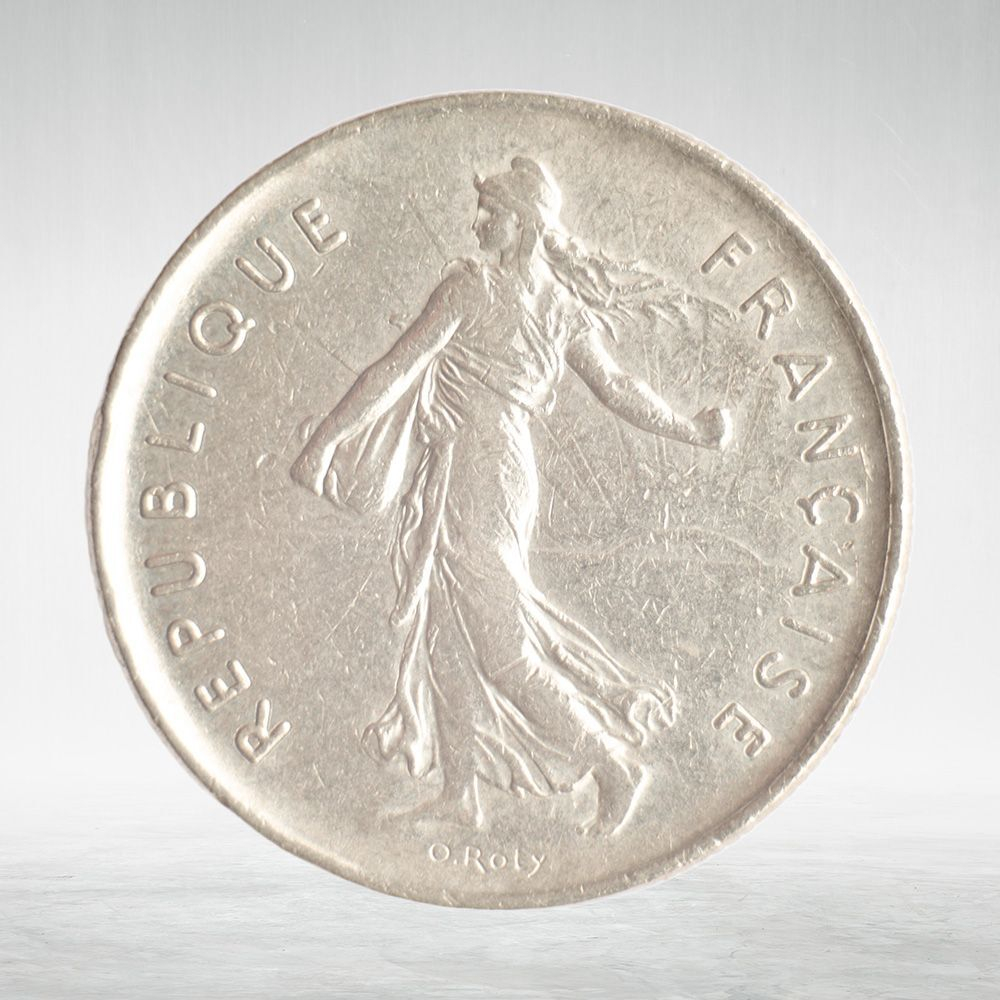 France, 5 Francs 1973 - Signature "O. Roty", VF