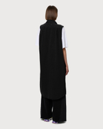 MM6 MAISON MARGIELA ПЛАТЬЕ ИЗ ДЕНИМА ЧЕРНОЕ