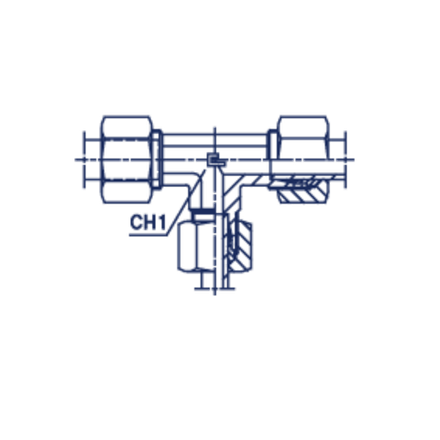 Соединение PRT DL08 06 08 (в сборе) CAST
