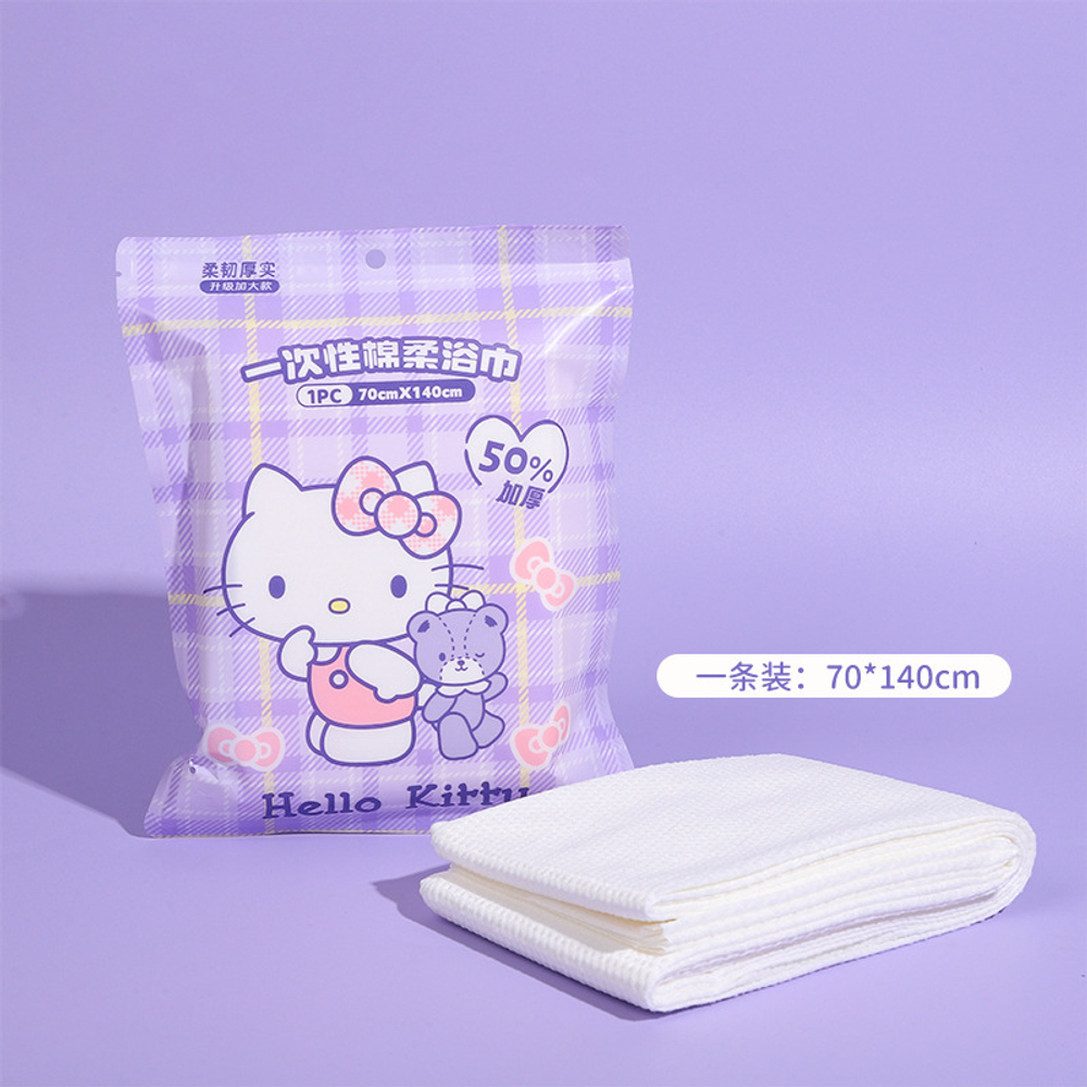 Одноразовые полотенца "Hello Kitty", 1 шт
