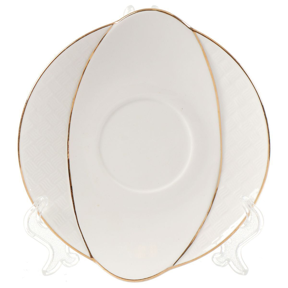 Набор чайный керам, 2 пр, 1 перс, 200 мл, Daniks, Y4-4399, подар уп, бел