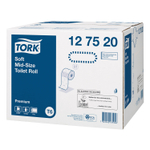 Бумага туалетная 90 м, TORK (Система Т6), комплект 27 шт., Premium, 2-слойная, белая.