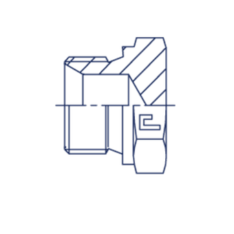 01 ЗАГЛУШКА BSP С НАРУЖНОЙ РЕЗЬБОЙ