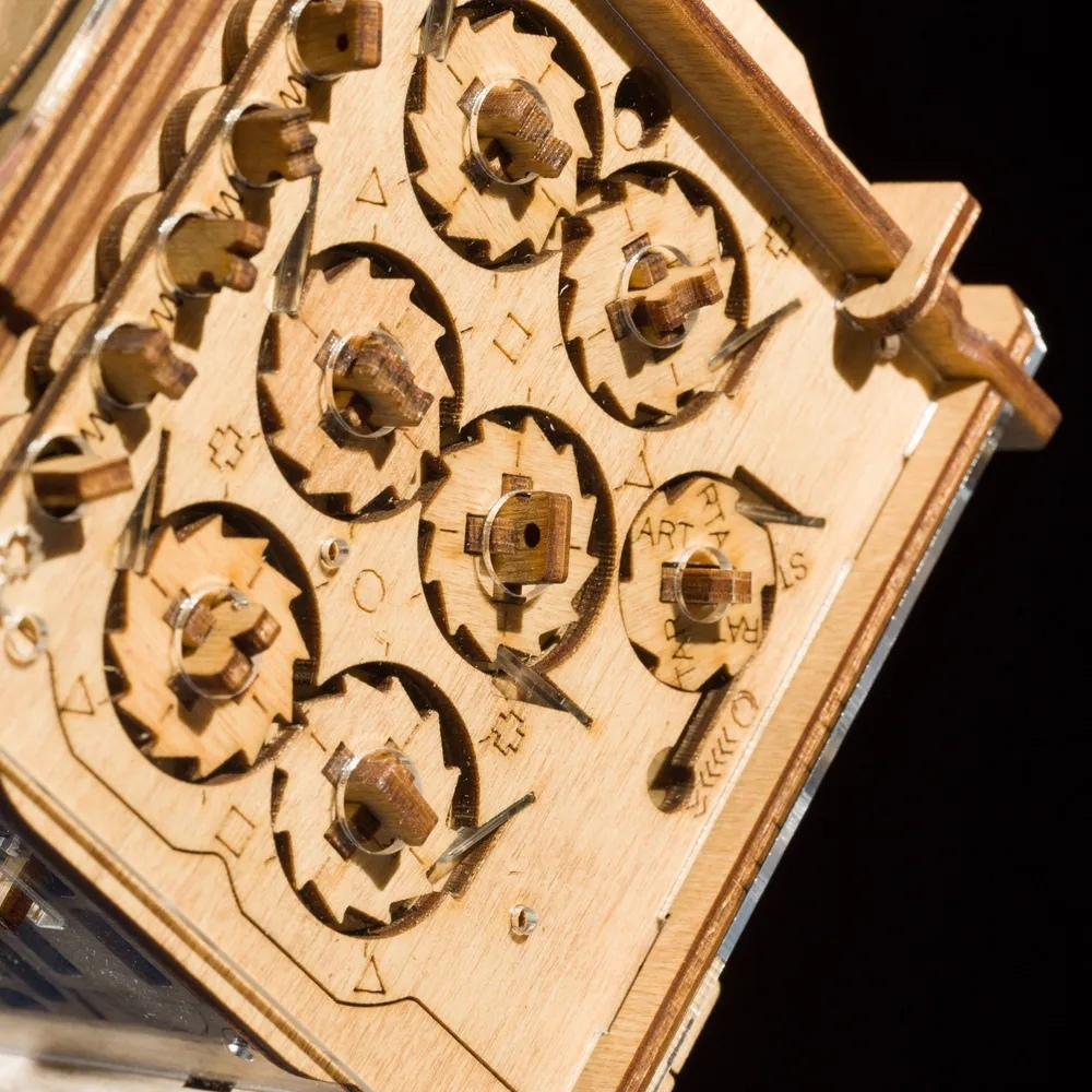 Деревянный Квестбокс "Испытание Камелота" от IDventure - головоломка, сборная модель, 3D пазл, коробочка с секретом