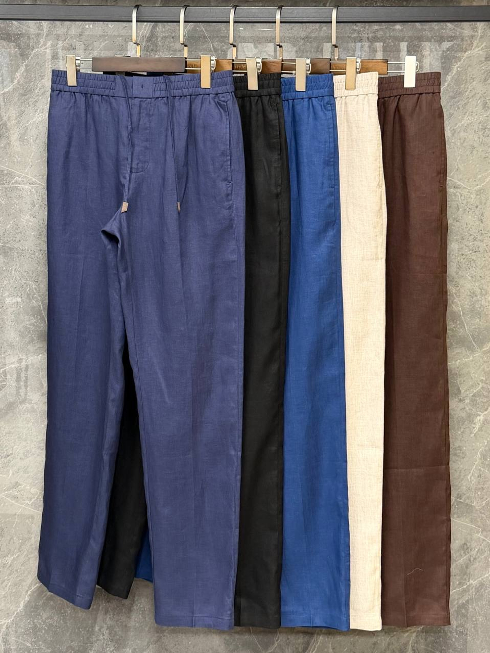 Льняные брюки Zegna