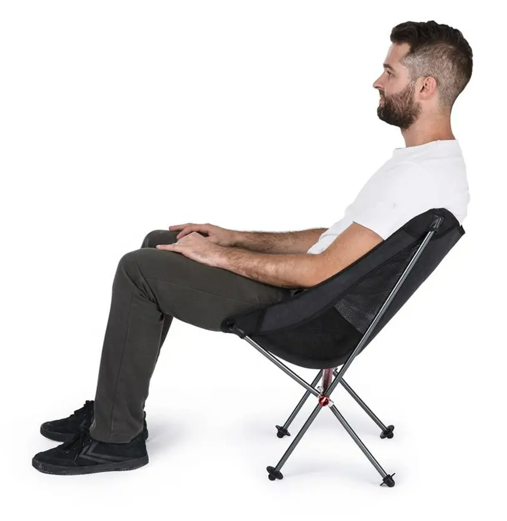 Кресло туристическое Naturehike YL05 складное, черное, до 150 кг