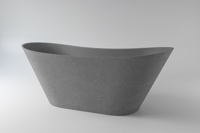 Ванна AFINA Nano Concrete 161x66