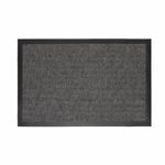 Коврик придверный 50х80 см, СЕРЫЙ, влаго-грязезащитный, 300 г/м2, мелкий рубчик, PRIMILA STANDARD, 701019