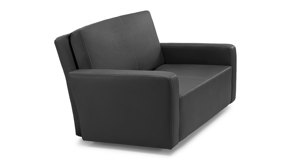 Диван Роин Galaxy Black 152*100*86 см, Черный Экокожа Аккордеон Фиеста