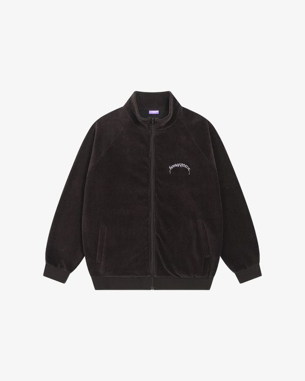 Толстовка Puff Zip велюровая коричневый - фото 2