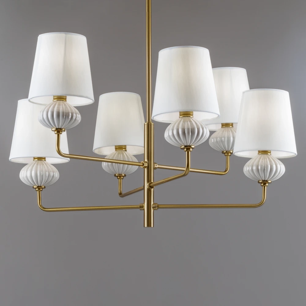 Люстра на штанге Freya CERAMICS FR2029PL-06BS