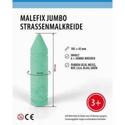 MALEFIX - Крупная мелка Jumbo 6 шт. (6 цветов) 20011