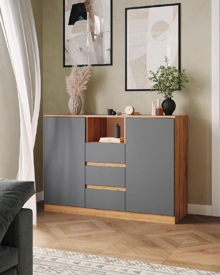 дуб вотан / графит софт