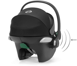 Коляска Cybex Balios S Lux SLV 2025 Aton B2 i-Size Volcano Black 3 в 1 Stone Grey