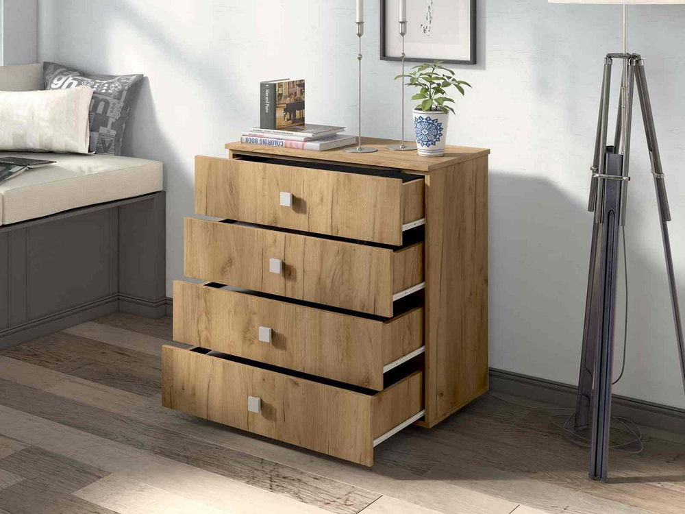 Комод Лофт-4 Дуб Крафт
