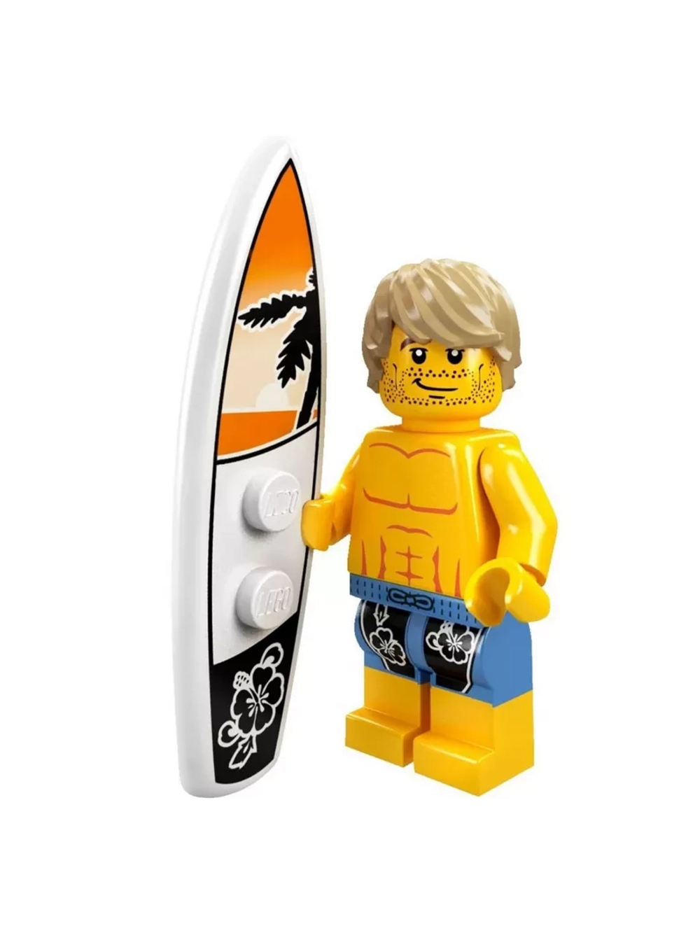 Минифигурки LEGO Minifigures 8684 Серия 2 Серфер