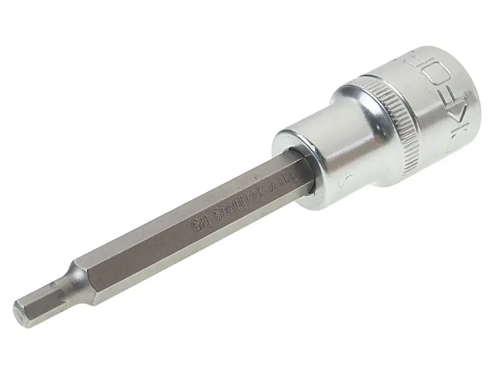 Головка-бита 6-гранная 5мм 1/2" (L-100мм) ROCKFORCE RF-34410005